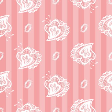 Vintage dantelli seamless modeli