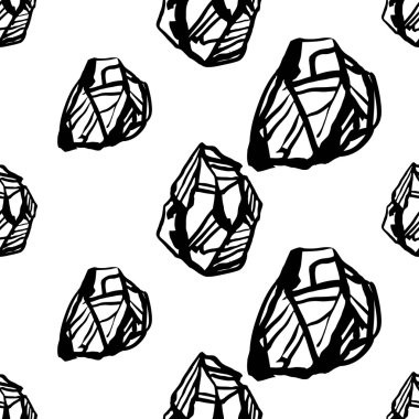 siyah ve beyaz mücevher taşları