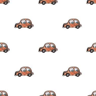 karikatür araçlar desen