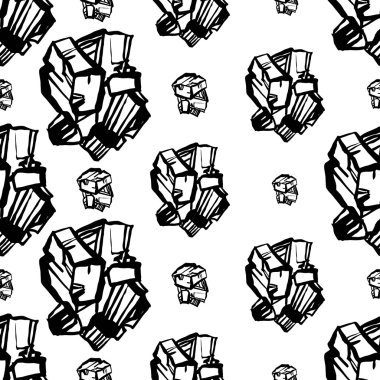 sorunsuz Jeoloji taş desen