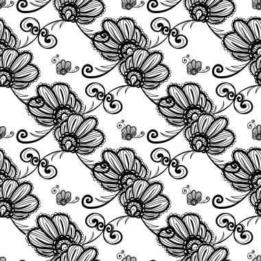 Elle çizilmiş mehendi arka plan