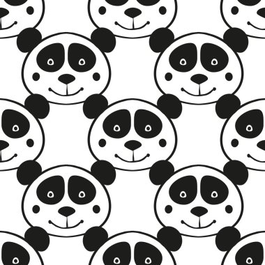 Panda çizgi film desen