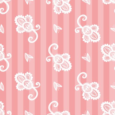 Vintage dantelli seamless modeli