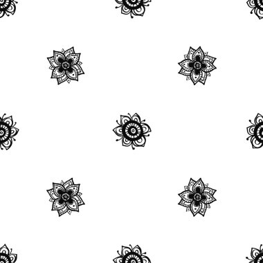 Elle çizilmiş mehendi arka plan