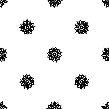 oryantal Arapça çiçek deseni 