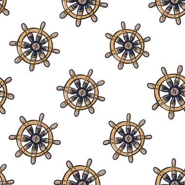 çizgi film deniz direksiyon tekerlek