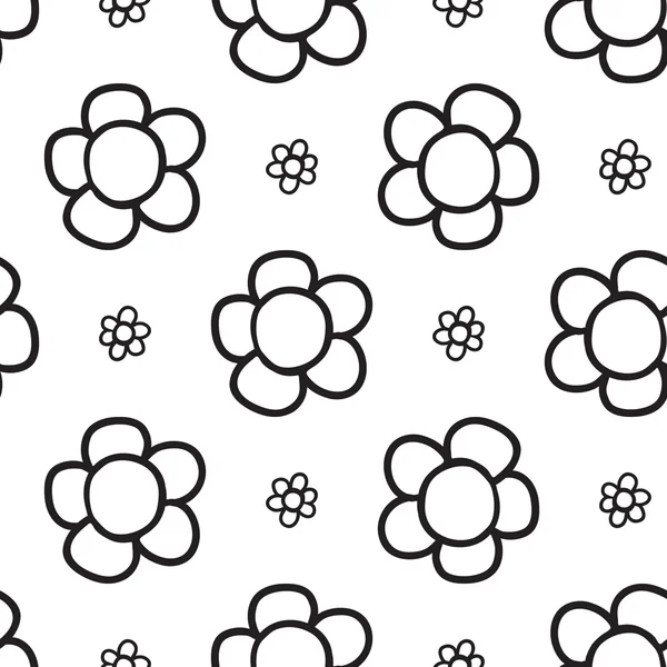 Modèle floral d'été — Image vectorielle