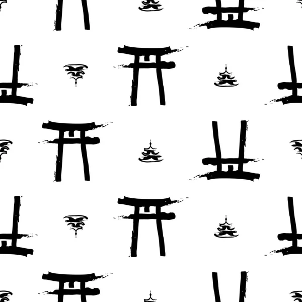 中国象形文字背景 — 图库矢量图片