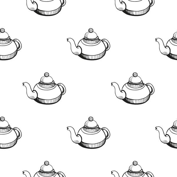 Tea time or coffee break background — Stock Vector