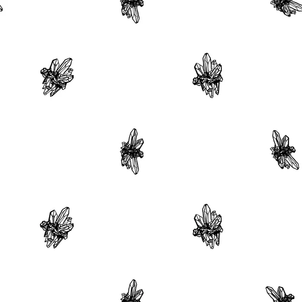 Pierres précieuses noires et blanches — Image vectorielle