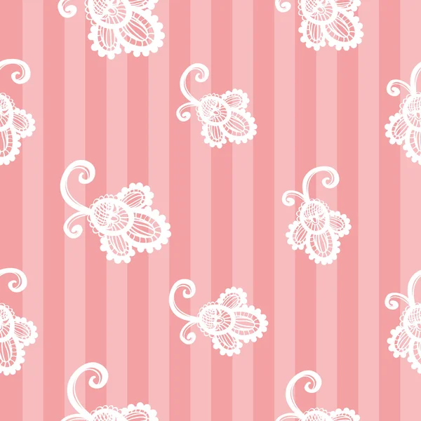 Lacy floral pattern — Stock Vector