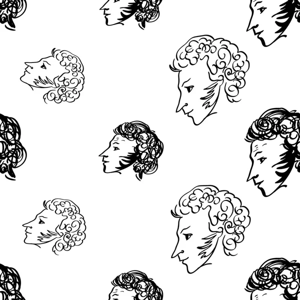 Alexander poussoir motif sans couture — Image vectorielle