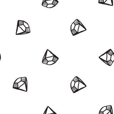 Doodle kristalleri arka plan