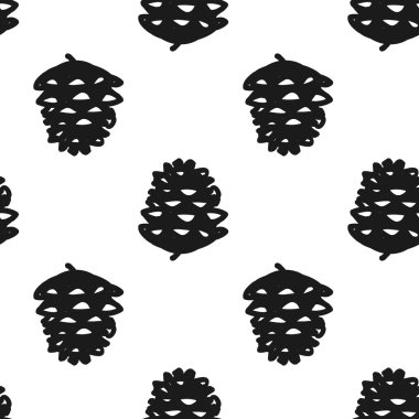 Orman çam kozalakları 