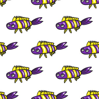 Doodle akvaryum balık 