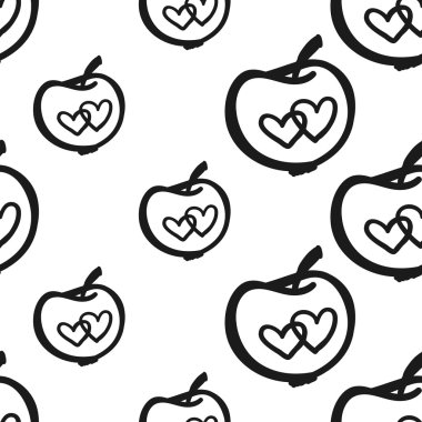 elma dekoratif desen