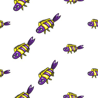 Doodle akvaryum balık 