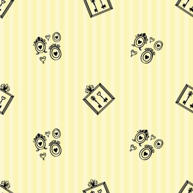 Vintage anahtarları desen 