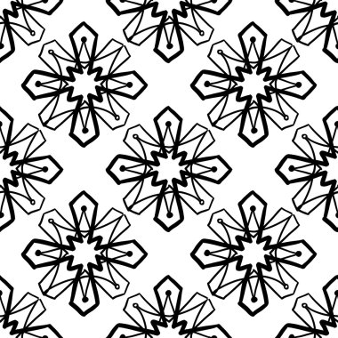 oryantal Arapça çiçek deseni 