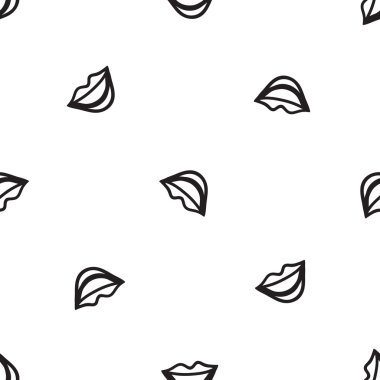 çizgi film dudaklar arka plan