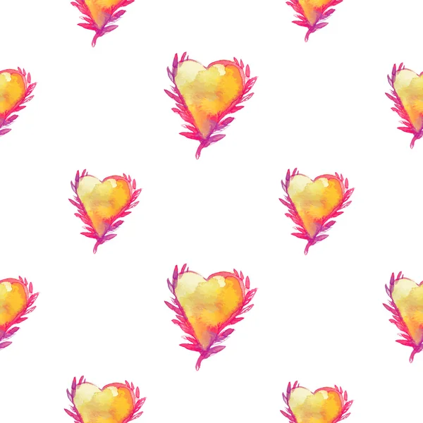 Fondo corazones florales — Vector de stock