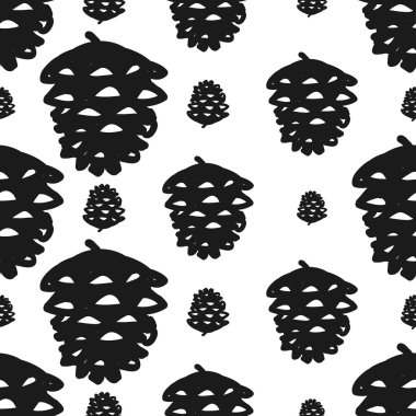 Orman çam kozalakları 