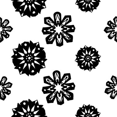 oryantal Arapça çiçek deseni 