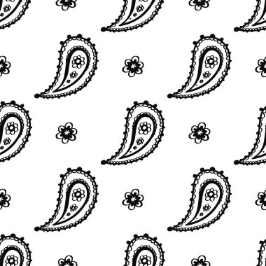 Elle çizilmiş mehendi arka plan