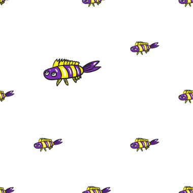 Doodle akvaryum balık 