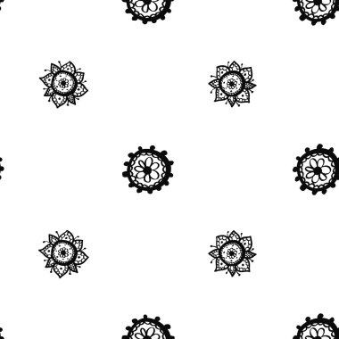 Elle çizilmiş mehendi arka plan