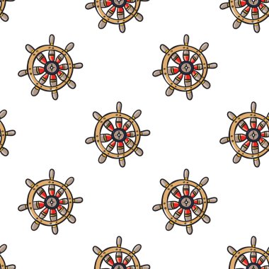 çizgi film deniz direksiyon tekerlek