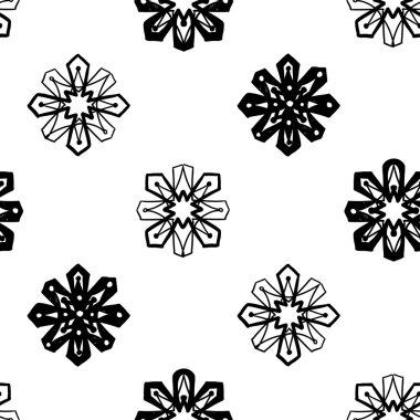 oryantal Arapça çiçek deseni 