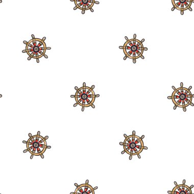 çizgi film deniz direksiyon tekerlek