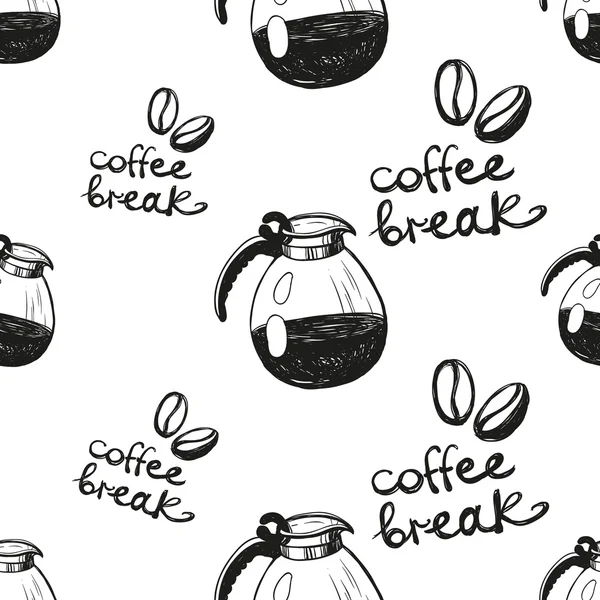 Kaffeepause — Stockvektor