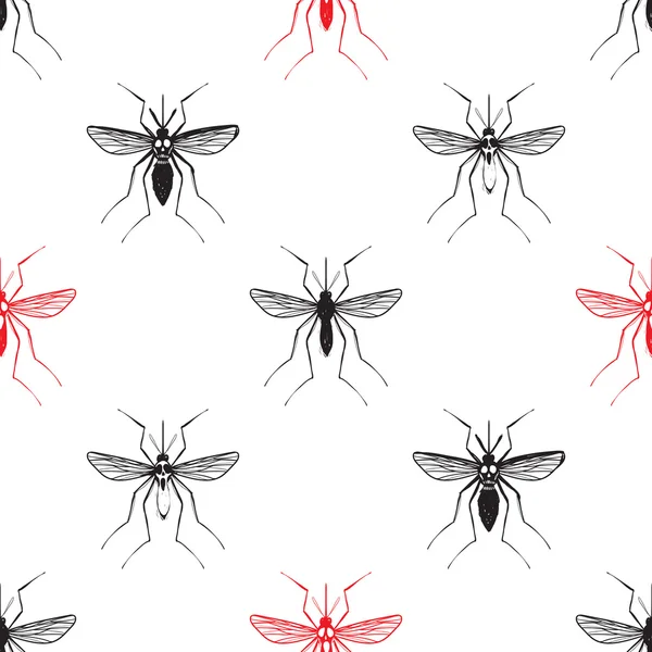 Zika virus patroon — Stockvector