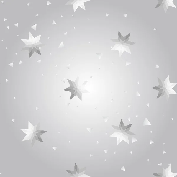 Fondo estrellas de plata — Vector de stock