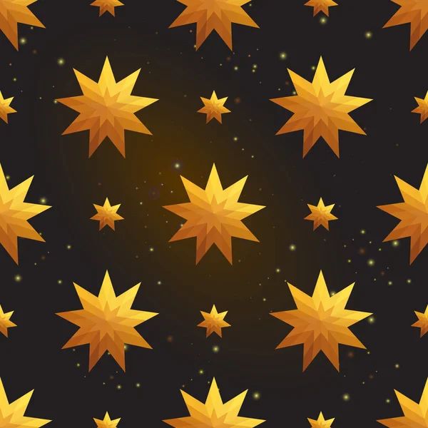 Arany csillag háttér — Stock Vector