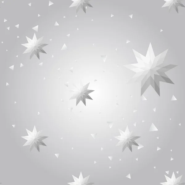 Срібні зірочок фону — стоковий вектор