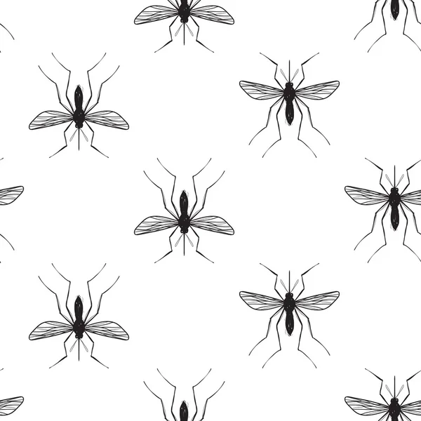 Zika virus patroon — Stockvector