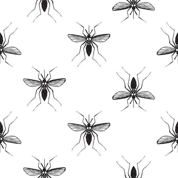 Patrón del virus del Zika — Vector de stock