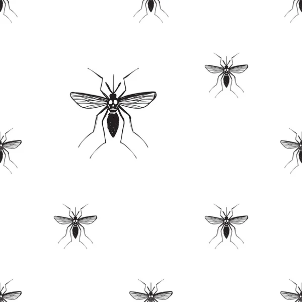 Zika virus patroon — Stockvector