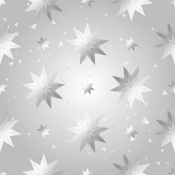 Silver stars background — Stock Vector