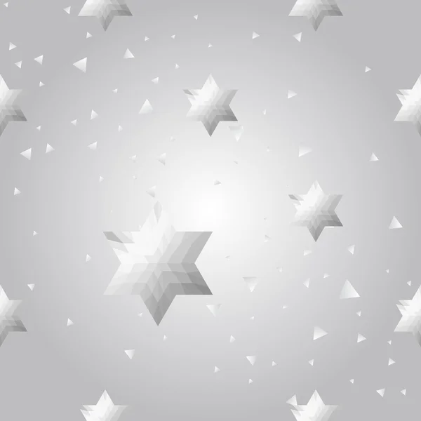 Argento stelle sfondo — Vettoriale Stock