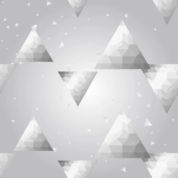 Silver triangle pattern — Stock Vector