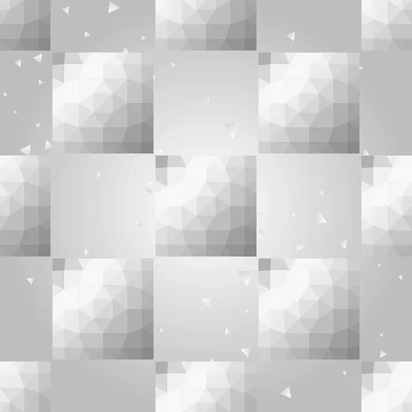 Silber geometrisches Muster — Stockvektor