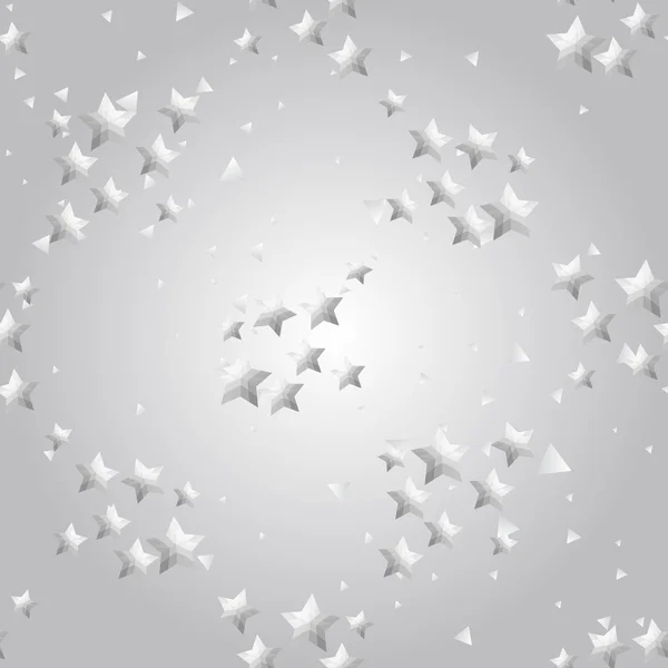 Silber Sterne Textur — Stockvektor