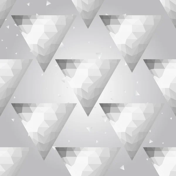 Silver triangle pattern — Stock Vector