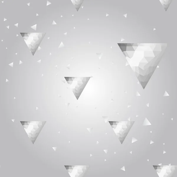 Silver triangel mönster — Stock vektor