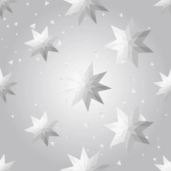 Zilveren sterren achtergrond — Stockvector