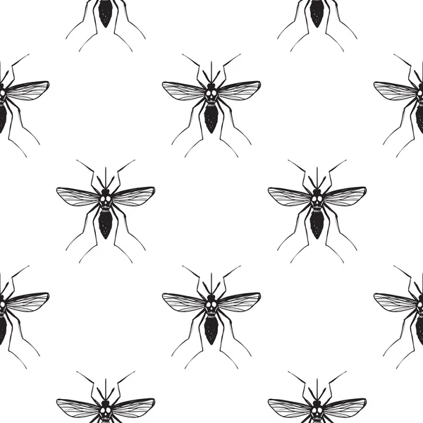 Zika virus patroon — Stockvector